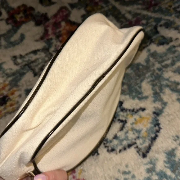 Lancôme // like new without tags motorcycle chick makeup pouch double zip - Picture 3 of 5